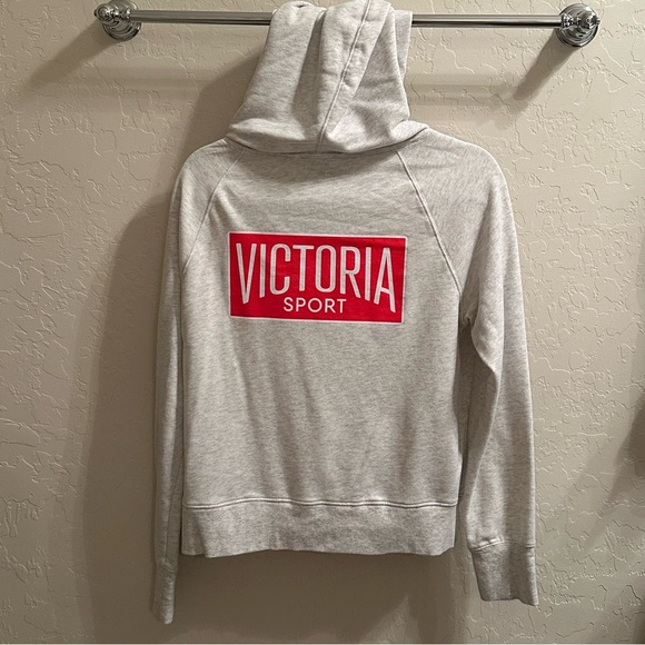 Victoria’s Secret Light Gray Hoodie - Picture 1 of 5